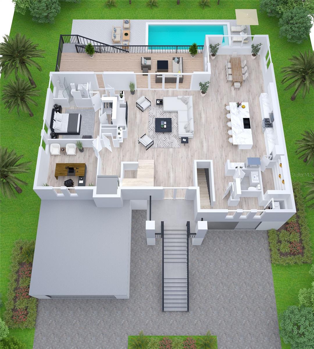 2nd floor main living area