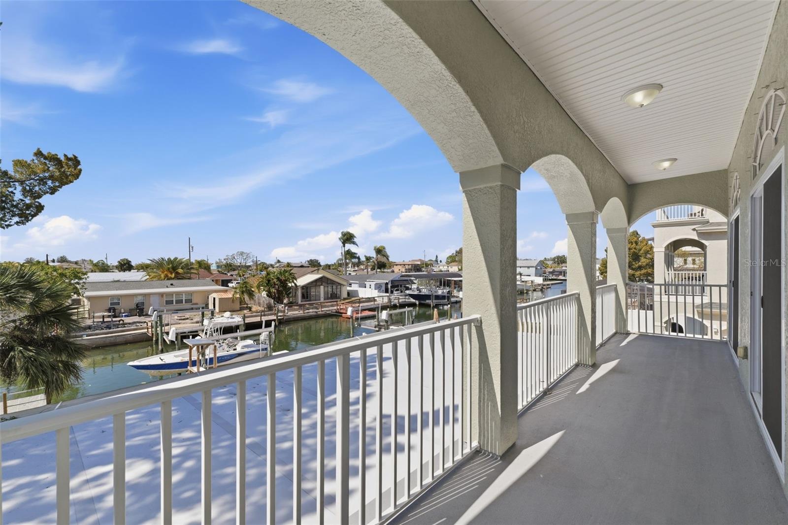 second floor balcony