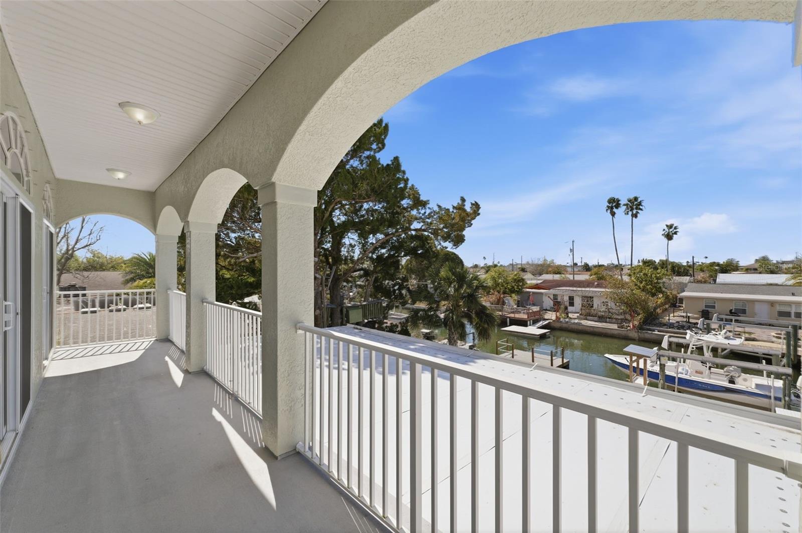 second floor balcony
