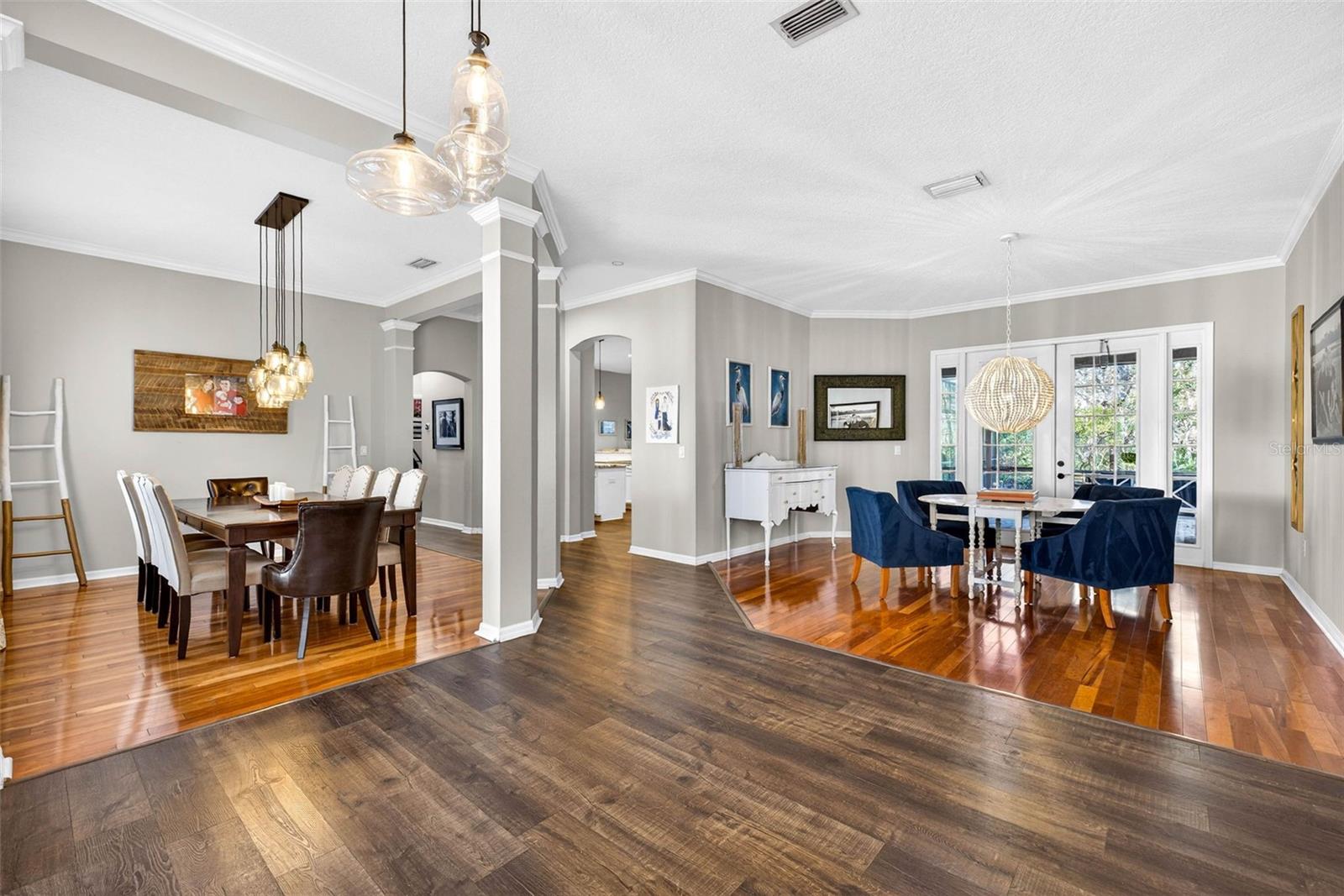 Foyer leading to formal areas