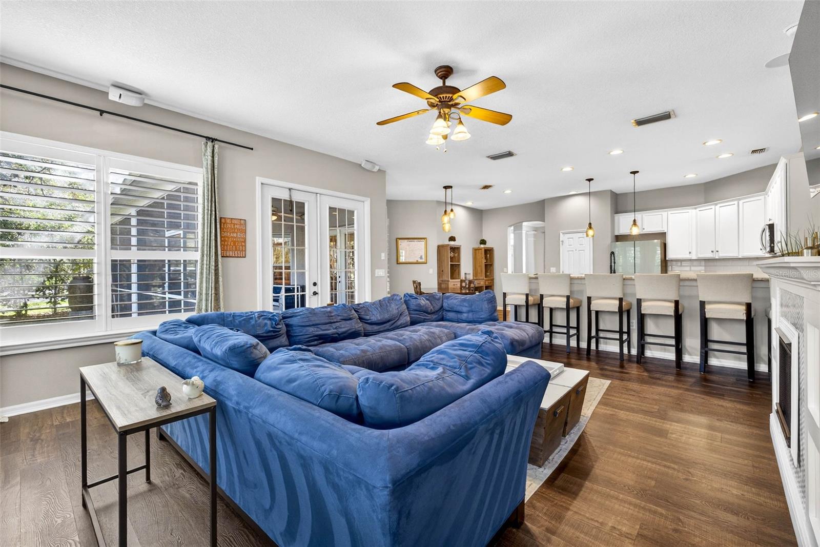 Luxury vinyl plank flooring throughout the main living areas make for maintenance friendly living!