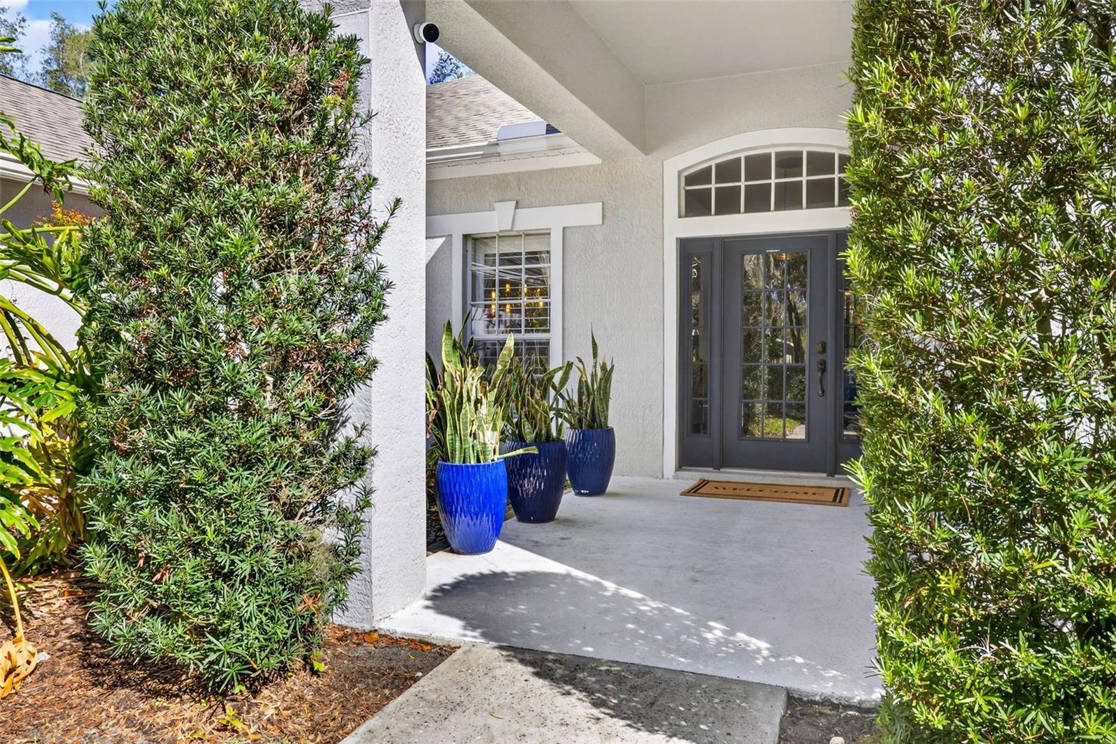 Welcoming front porch