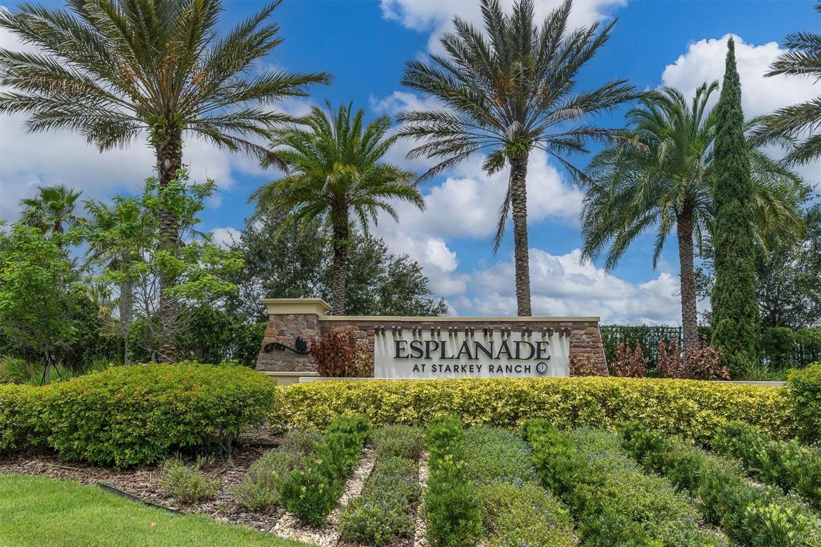 GATED ESPLANADE AT STARKEY RANCH OFFERS EXCELLENT AMENITIES