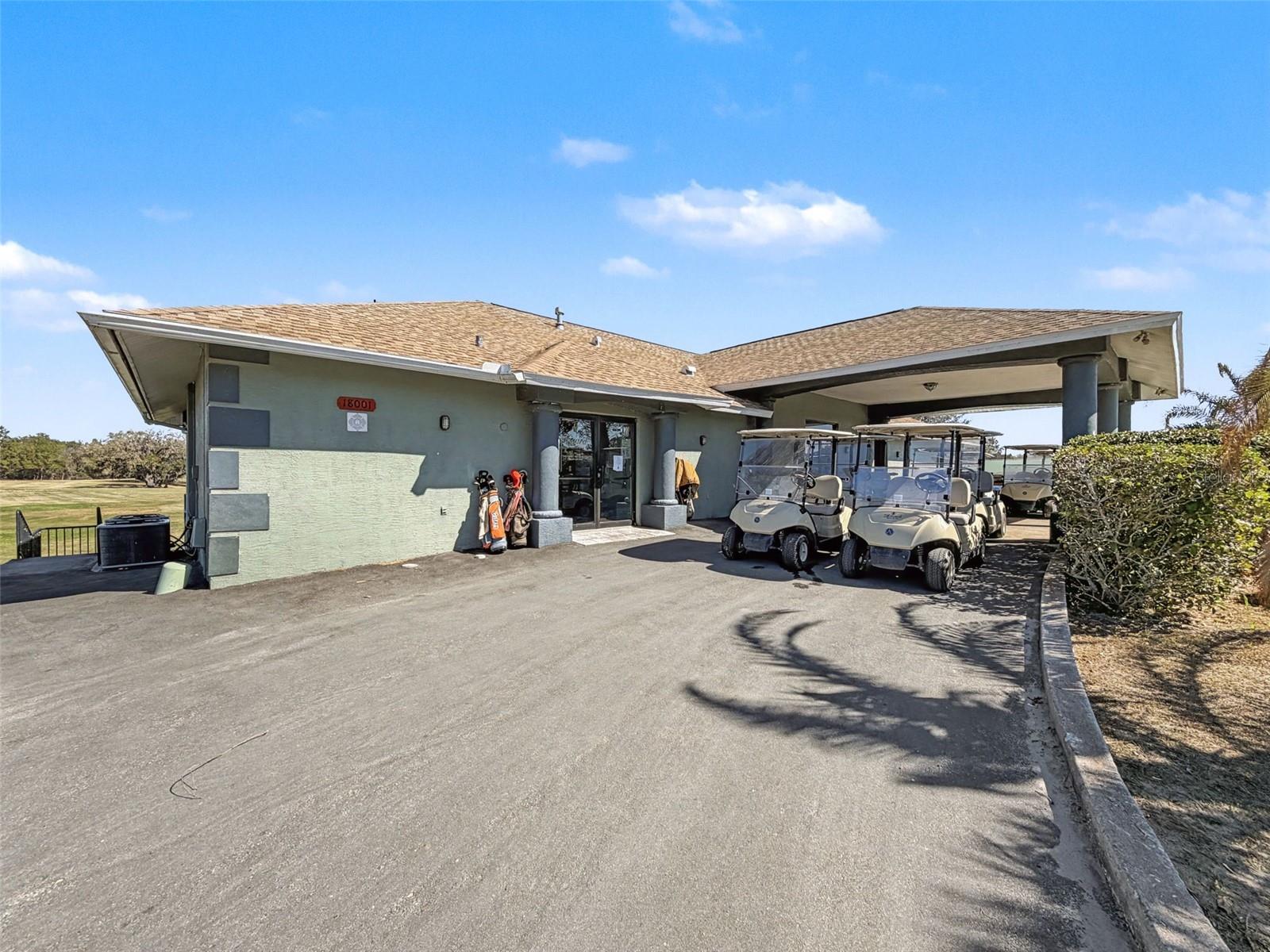 Getting ready to tee off