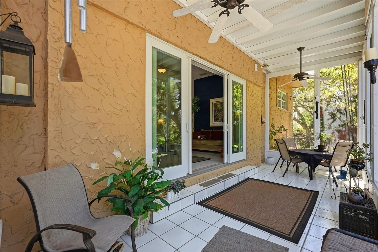 Screened Patio off the Florida room