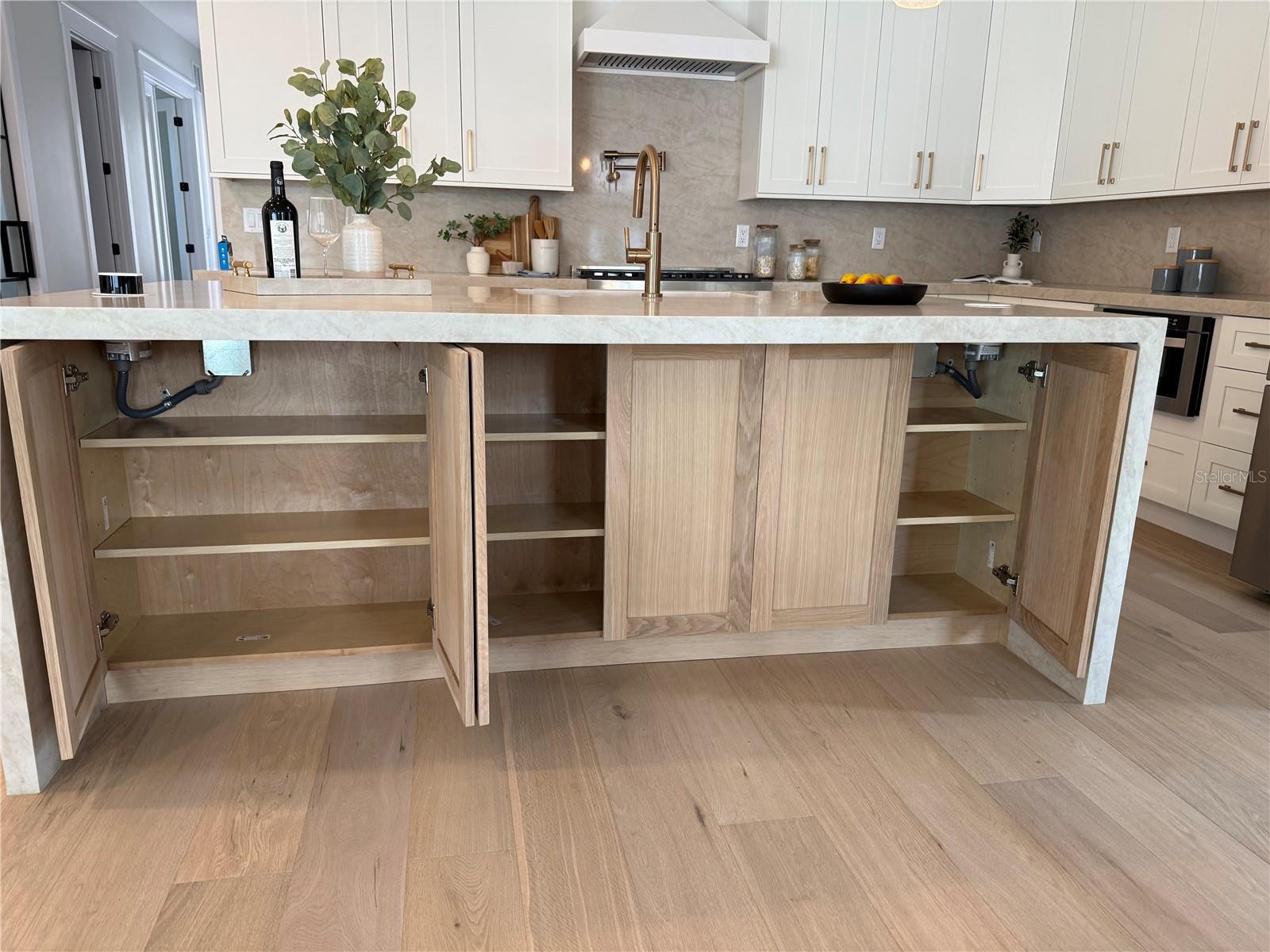 under island storage