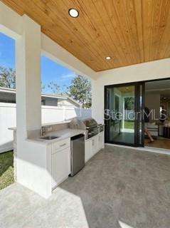 Virtual Rendering of potential outdoor kitchen