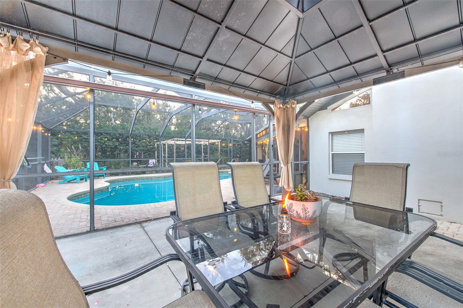 Twilight Permanently attached Gazebo