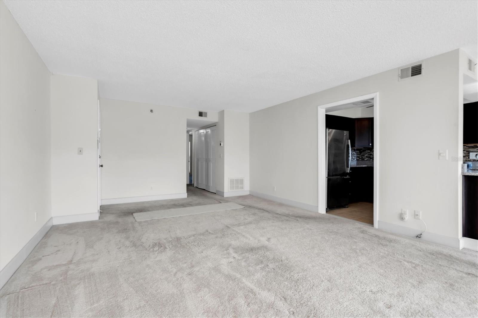 wide shot of living area