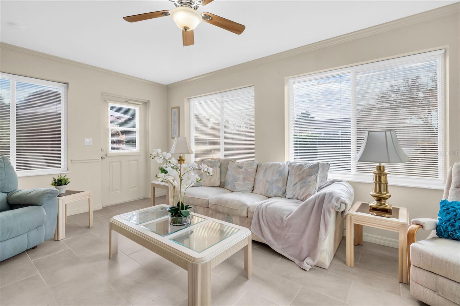 Large updated windows allow abundant lighting to flood the space~