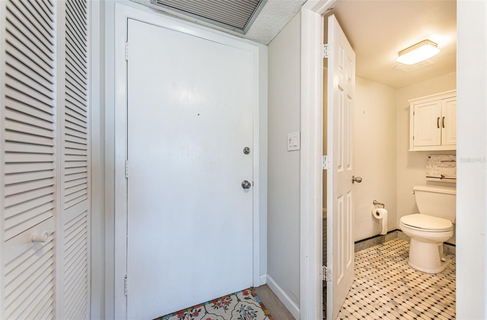 Entry into Studio Condo