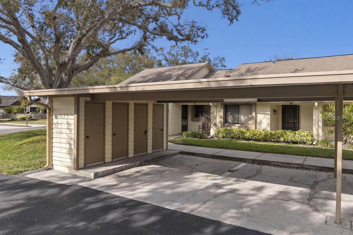 Carport / Storage Closet