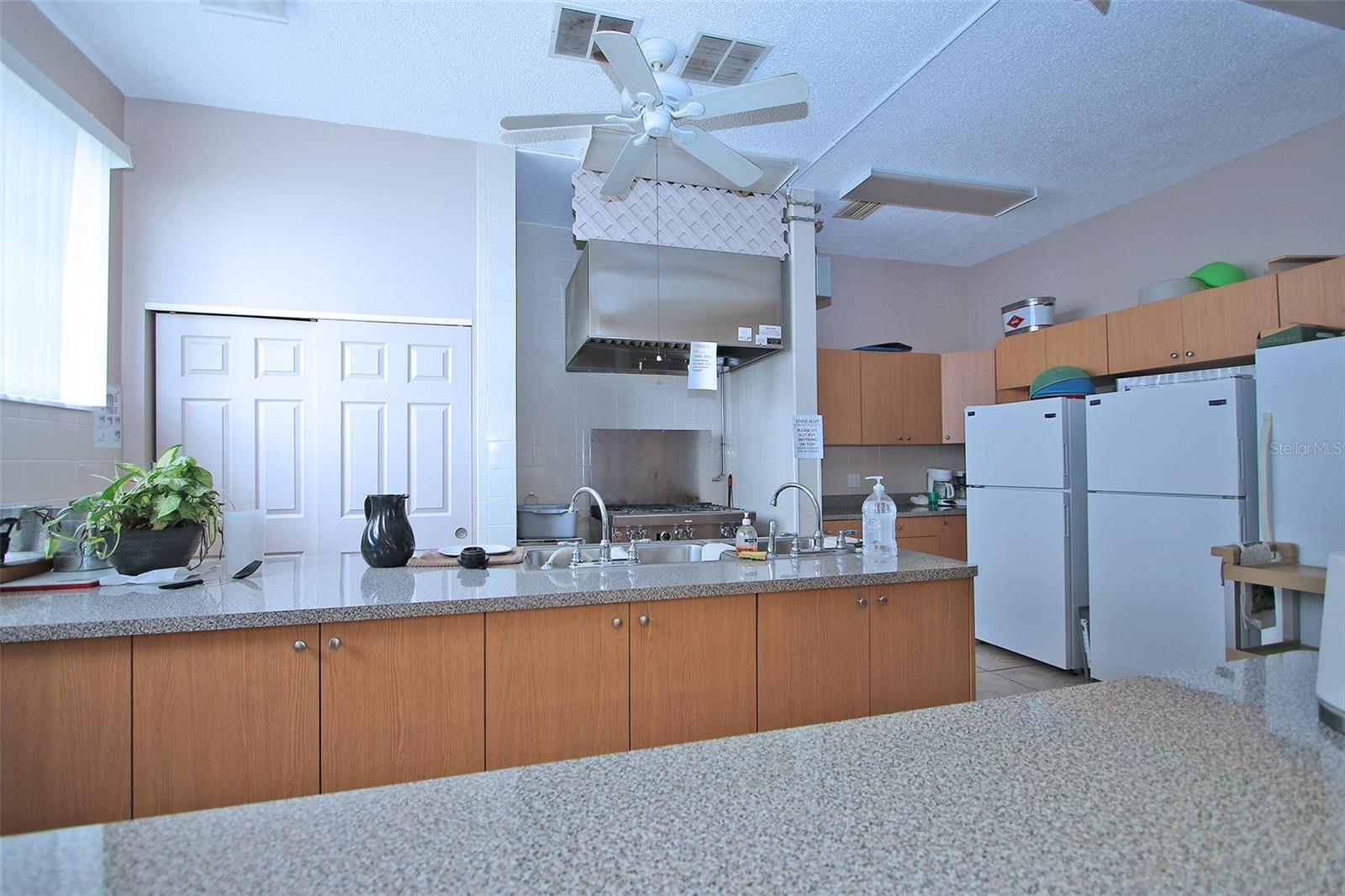 Community kitchen for events.