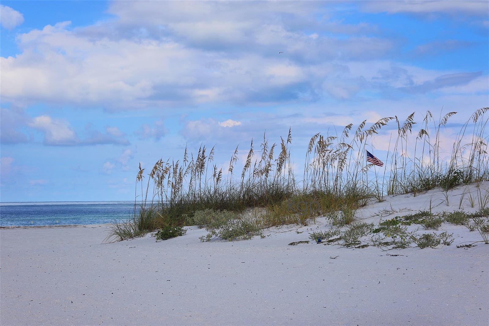 The sunny beaches are about a 10-15 minute drive.