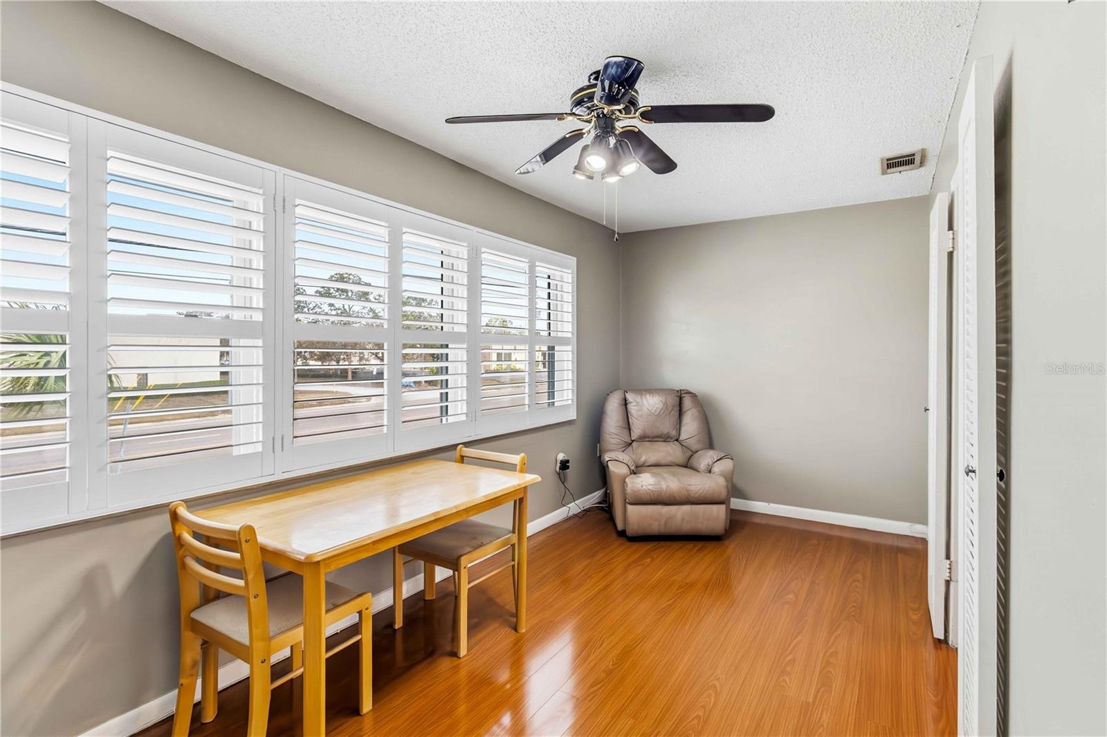 Bonus room is large enough for a dining room, home office or media room.