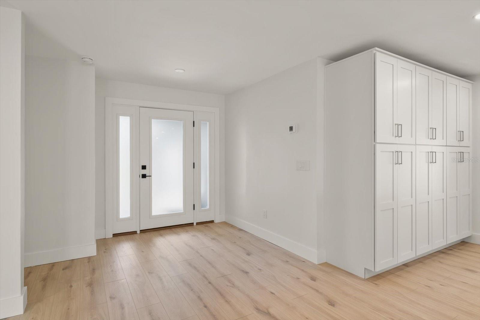 Foyer and kitchen pantry