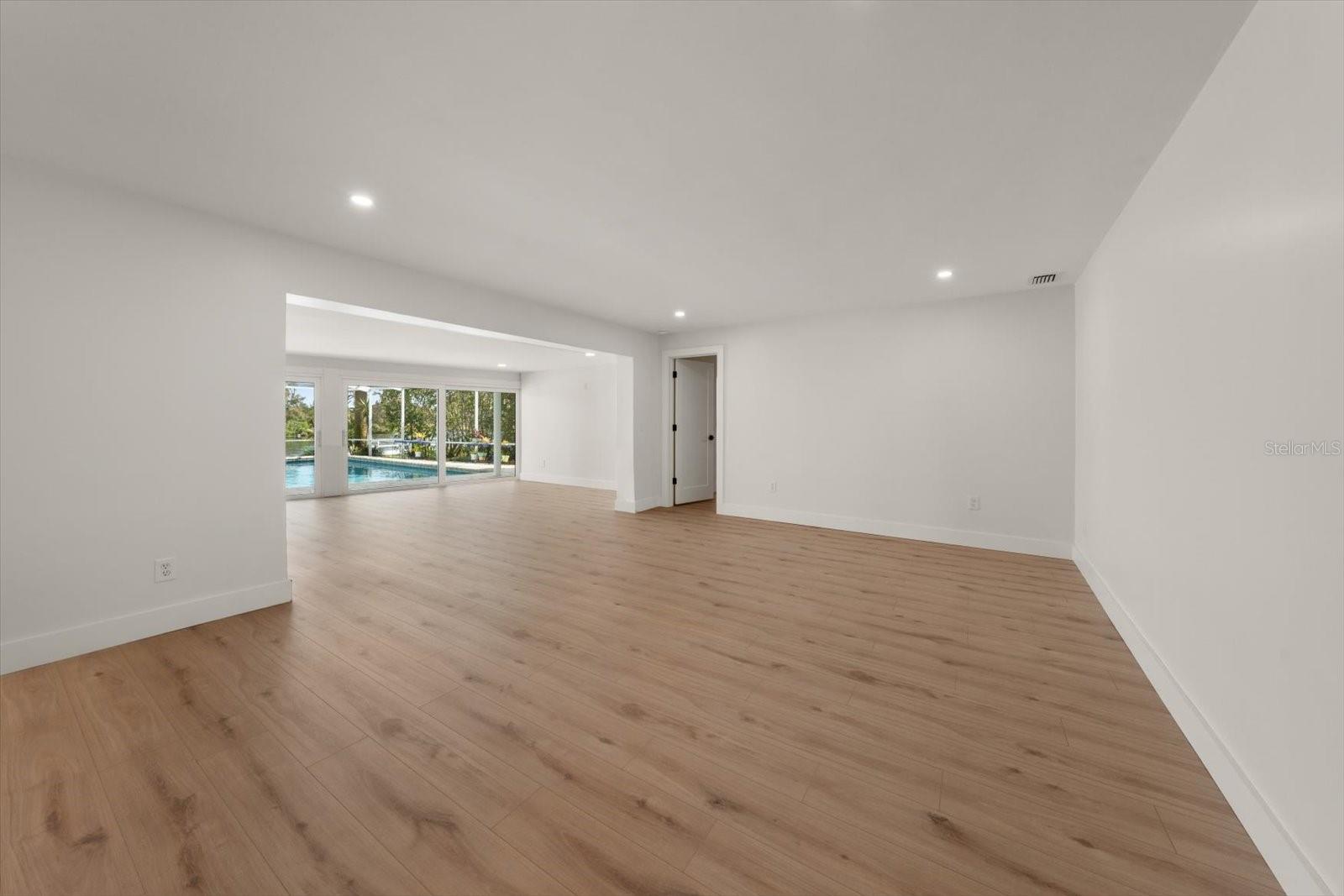 Great room ready for you to design