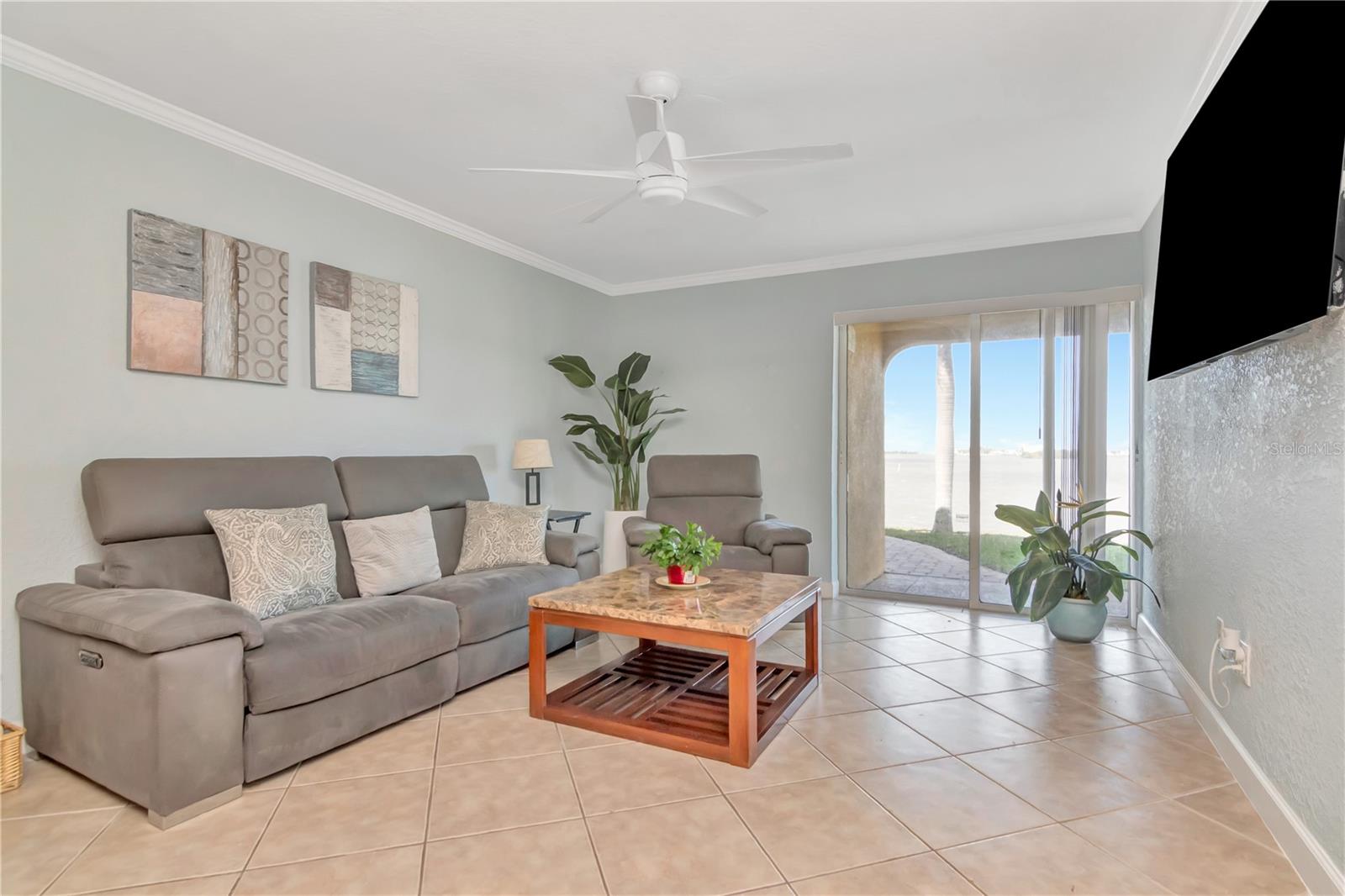 Open Living Overlooking the Bay