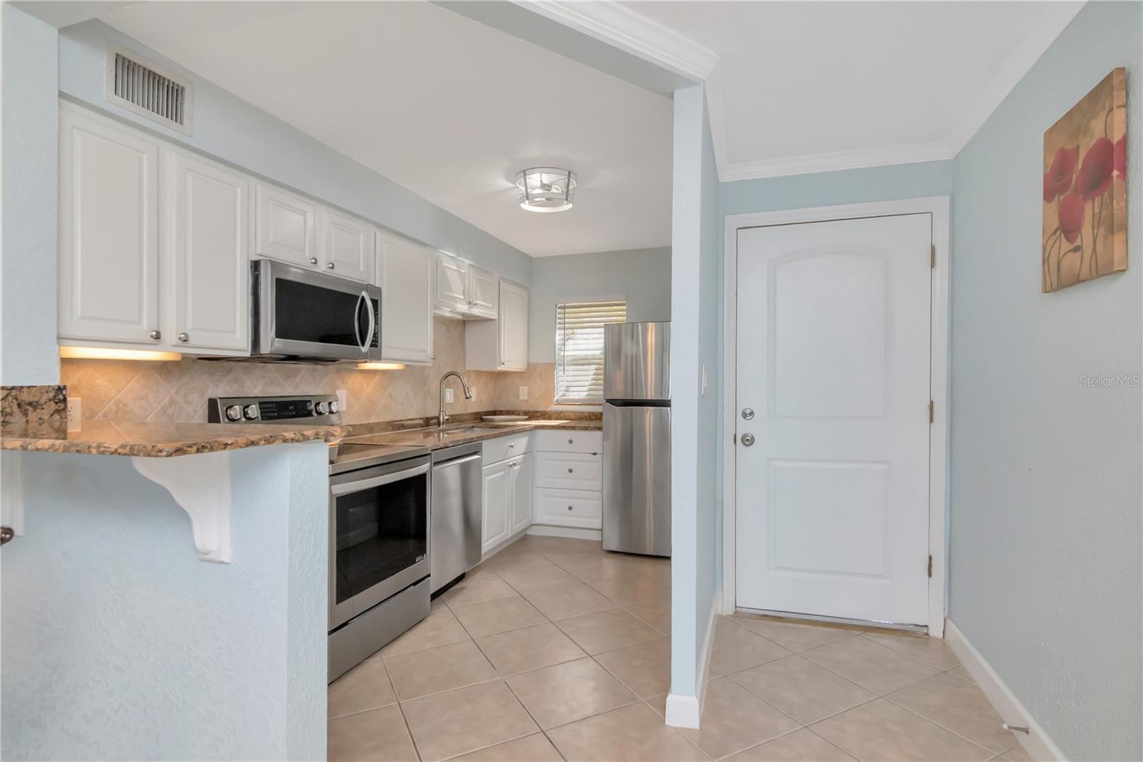 Front door - Kitchen