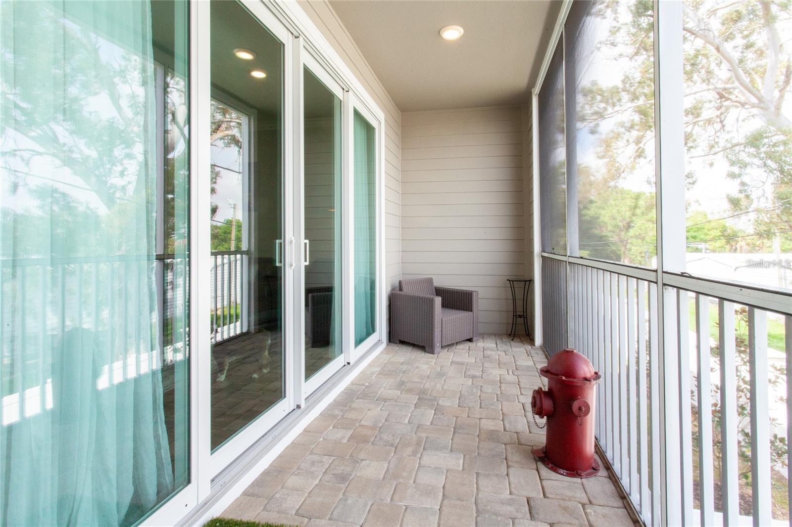 Balcony off of living room