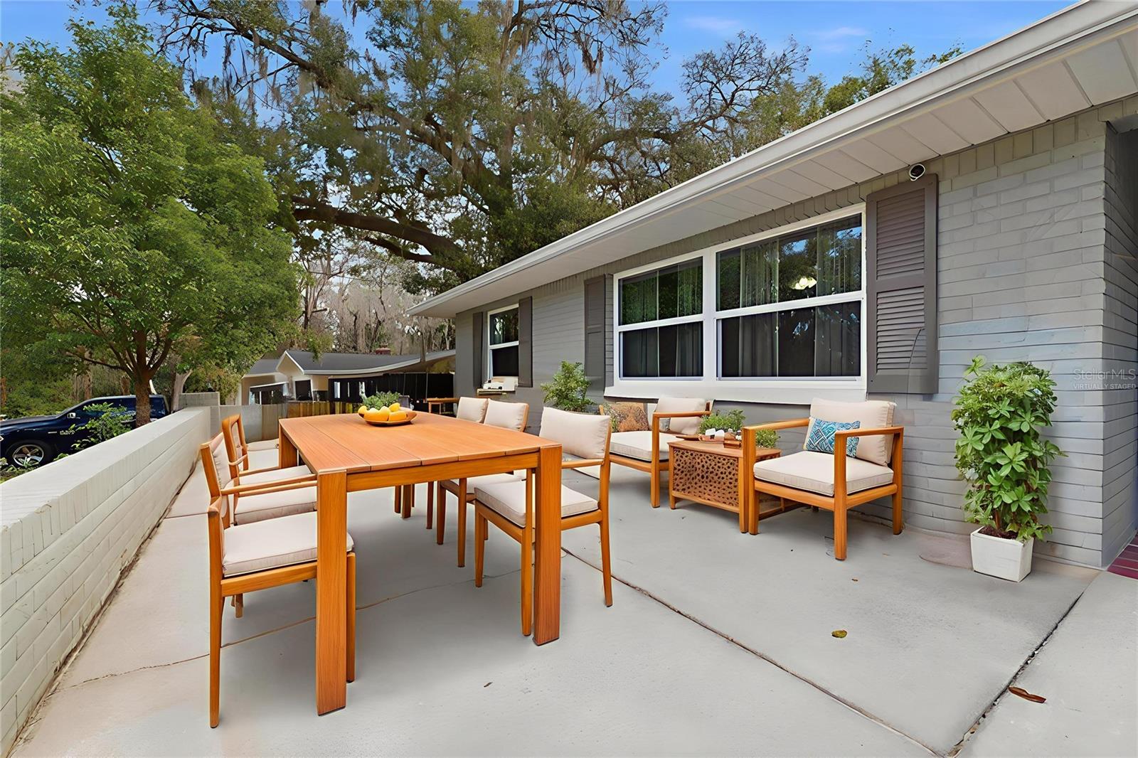 Front Patio- Virtually Staged