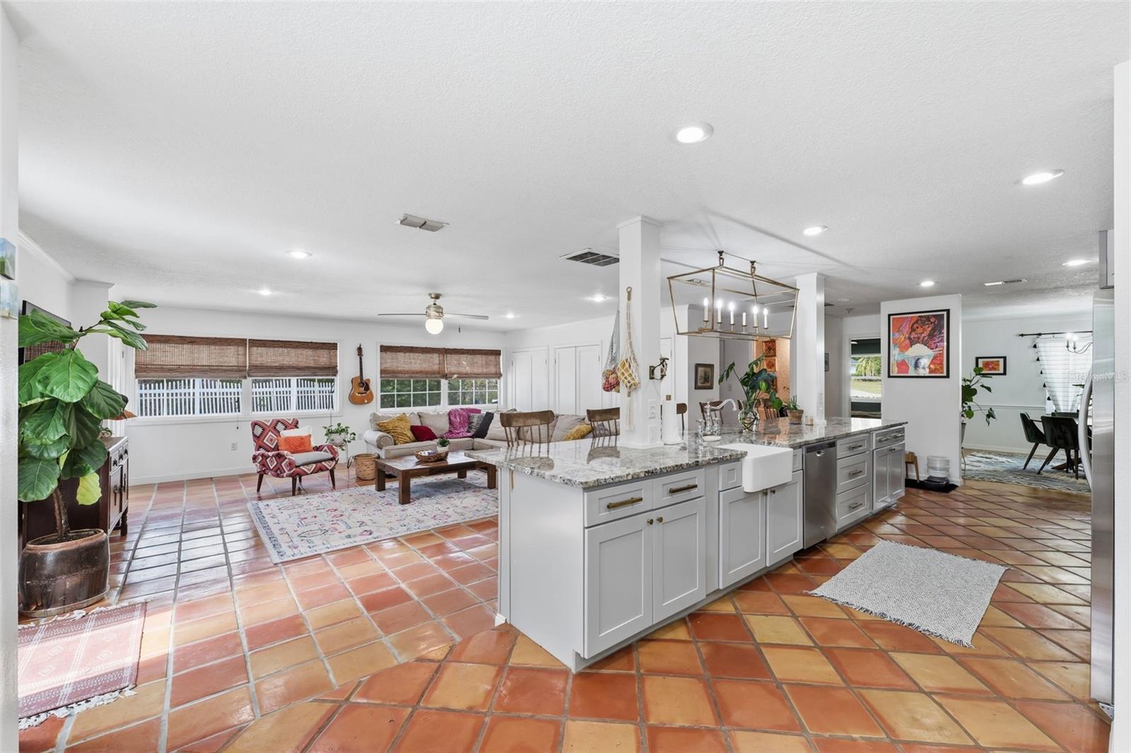 Kitchen and Family Room