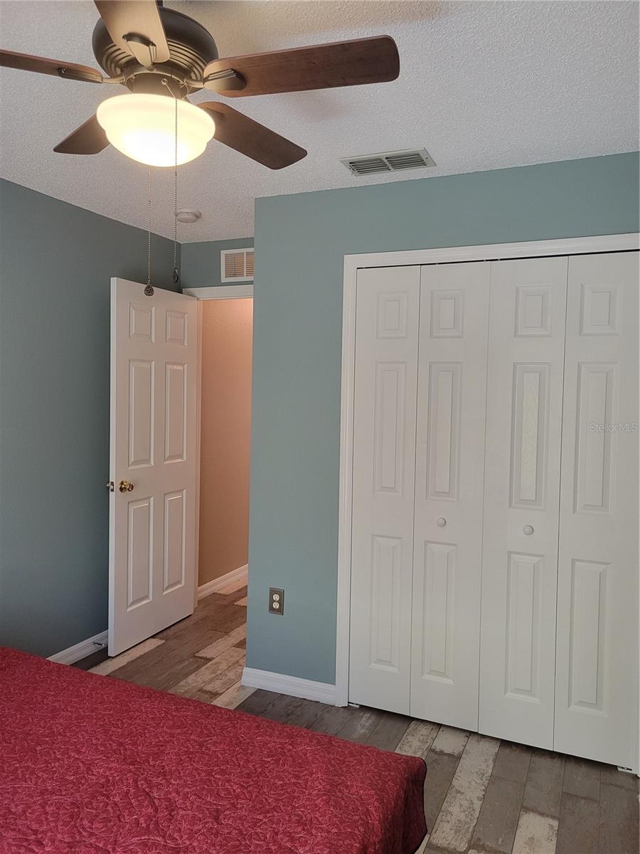 Double door closet in Bedroom 3