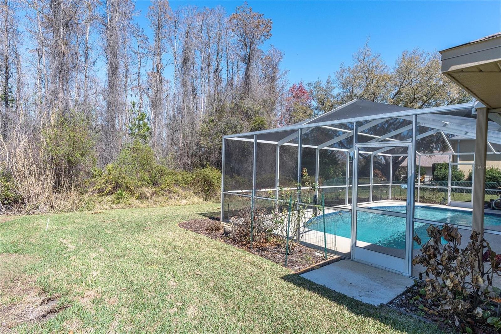 .26 acre lot with conservation views