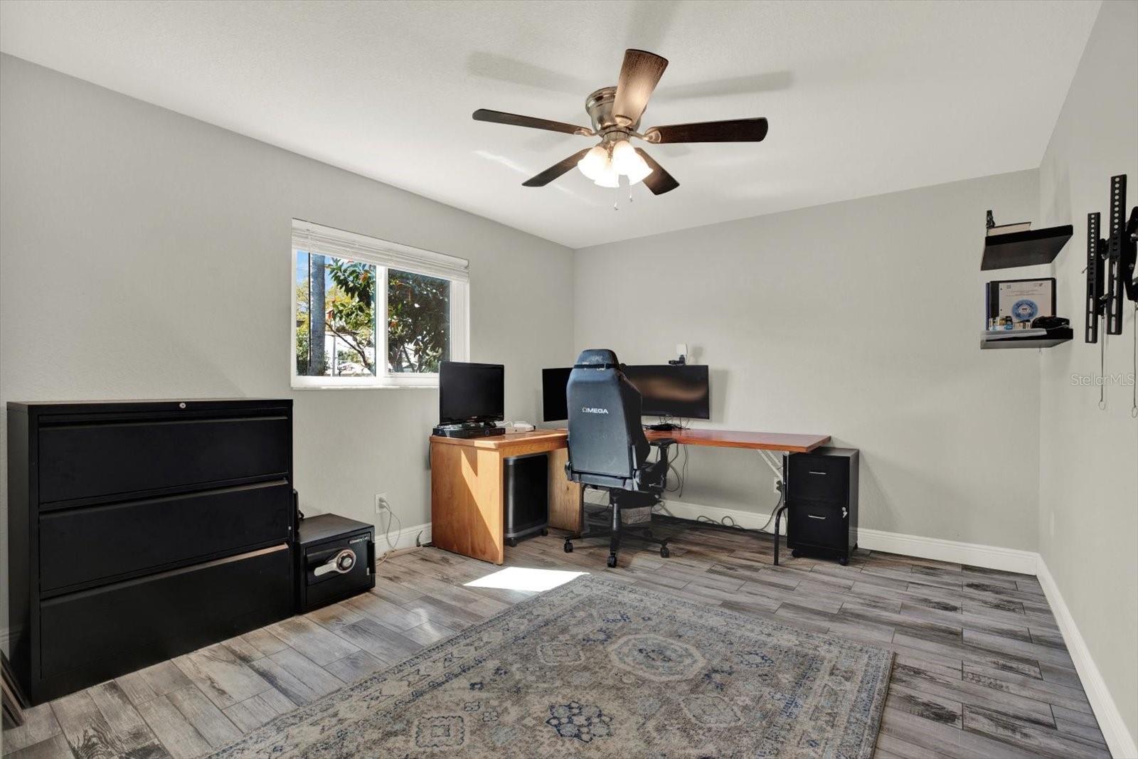 Third Bedroom being used as Office