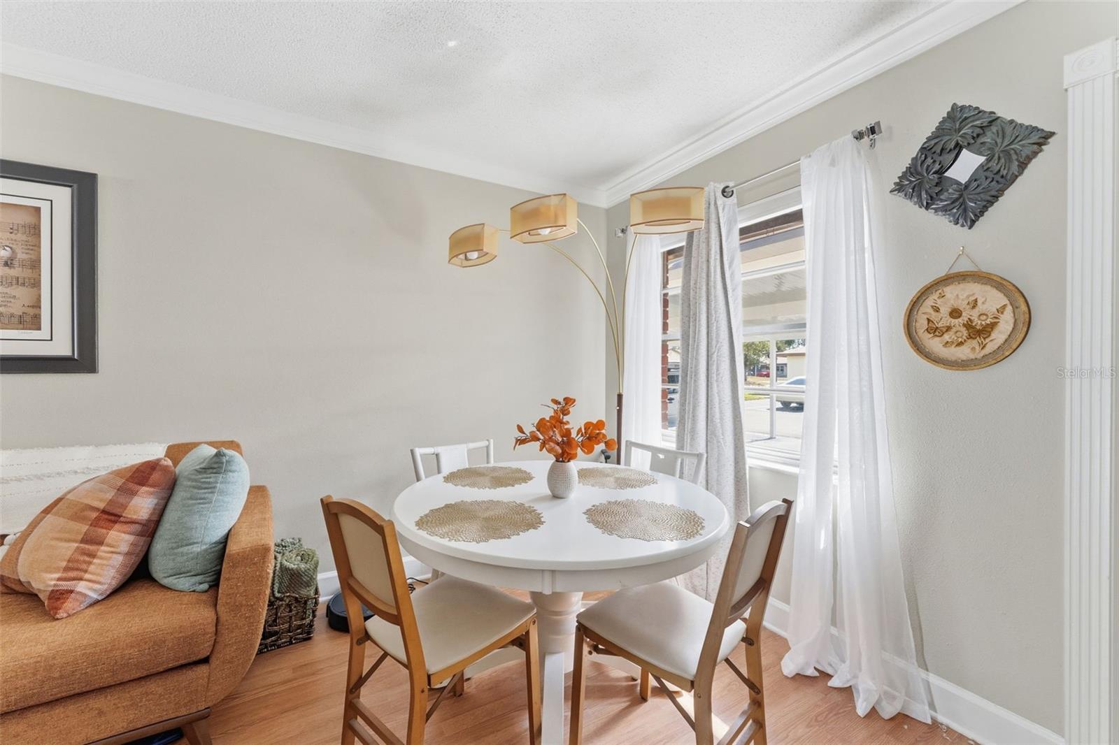 Comfortable dining area just off the kitchen for everyday convenience.