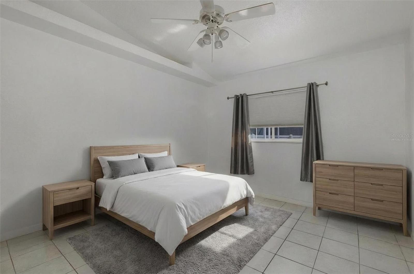 Virtually staged bedroom 2