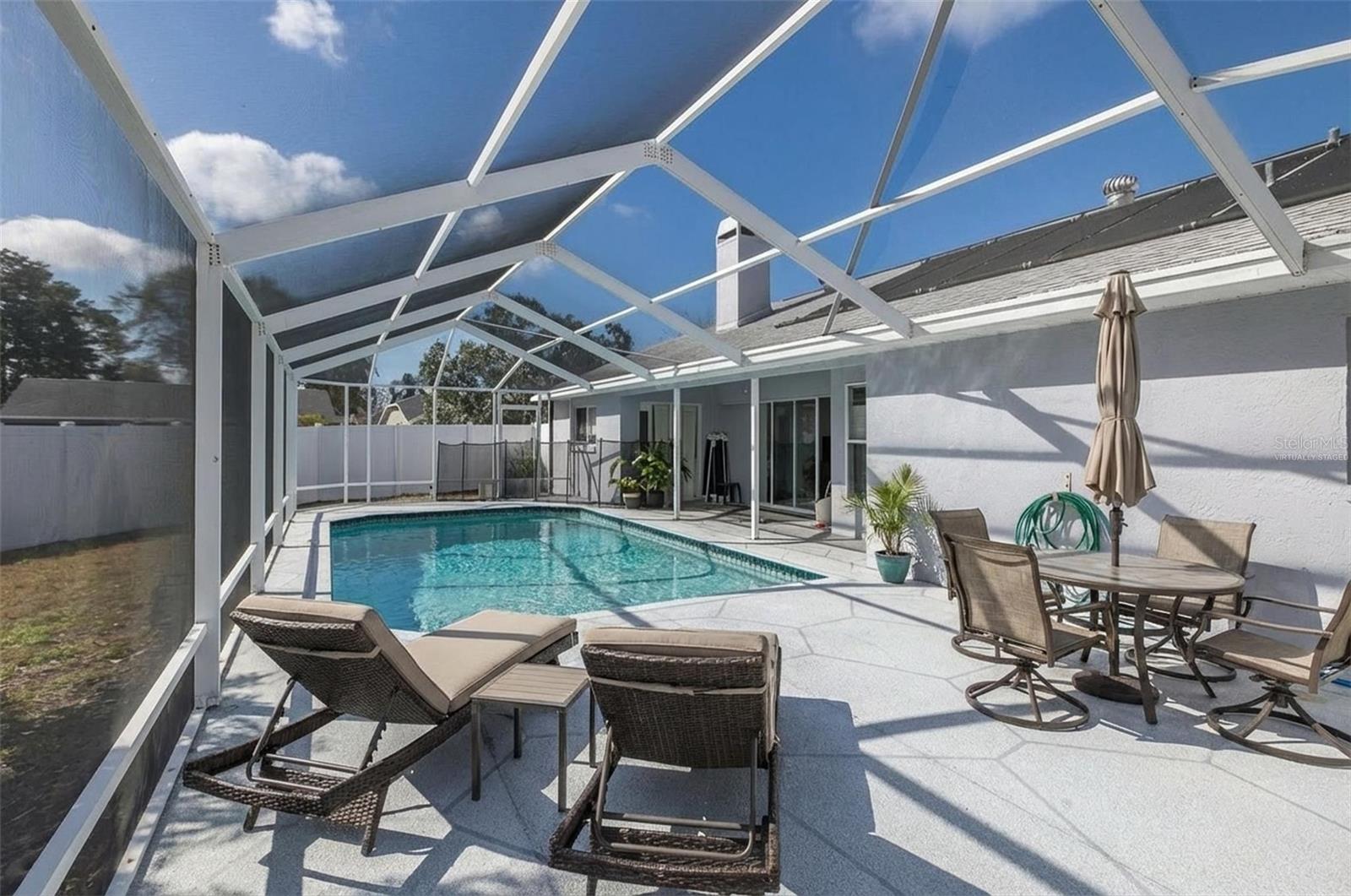 Virtually Staged Lanai