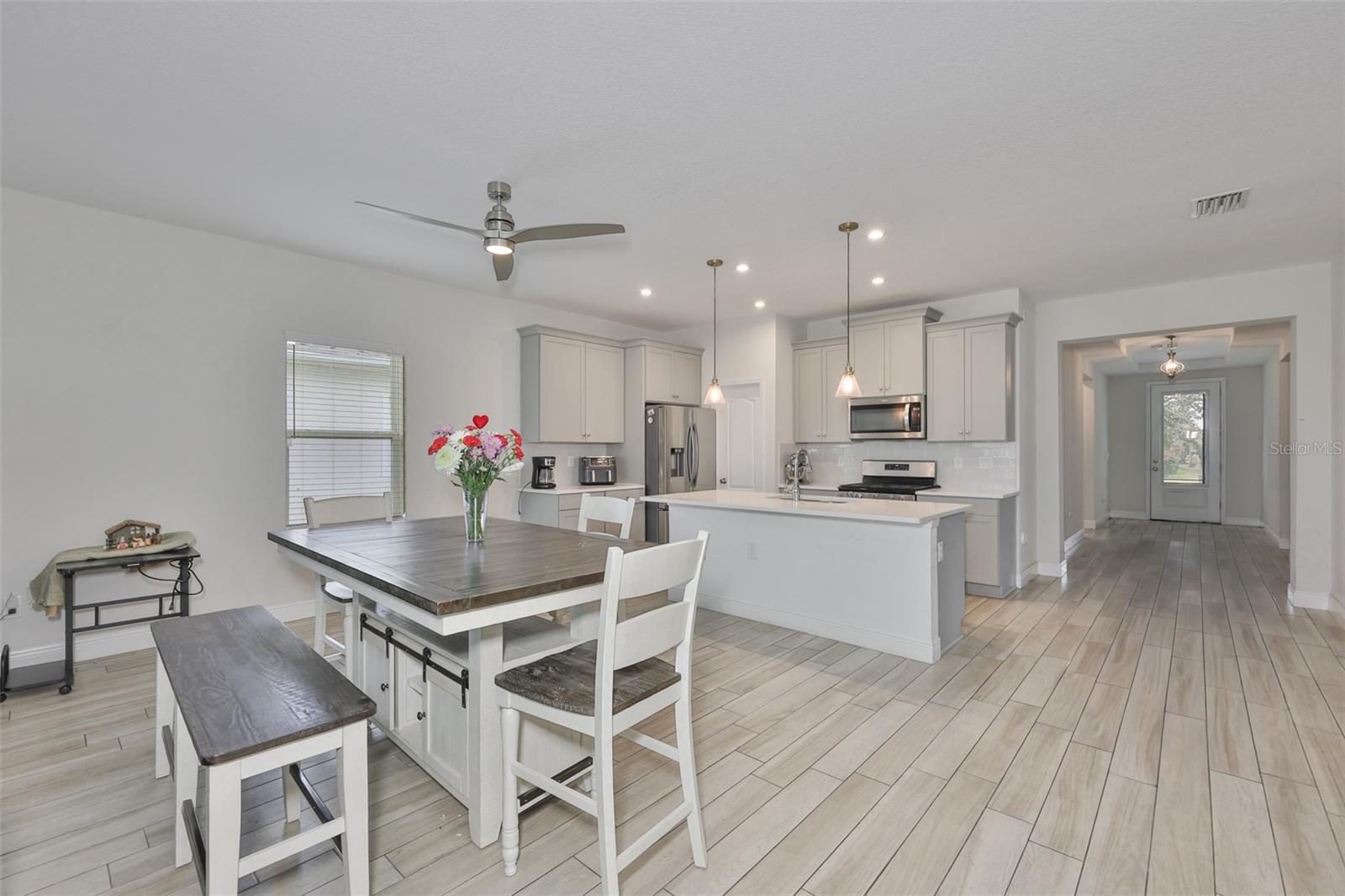 Dining at kitchen a wonderful convenience