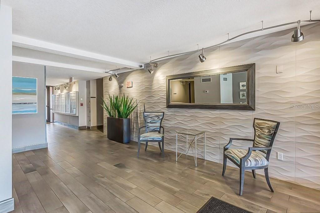 Updated and secured lobby.