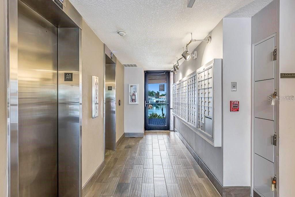 Updated and secured lobby.