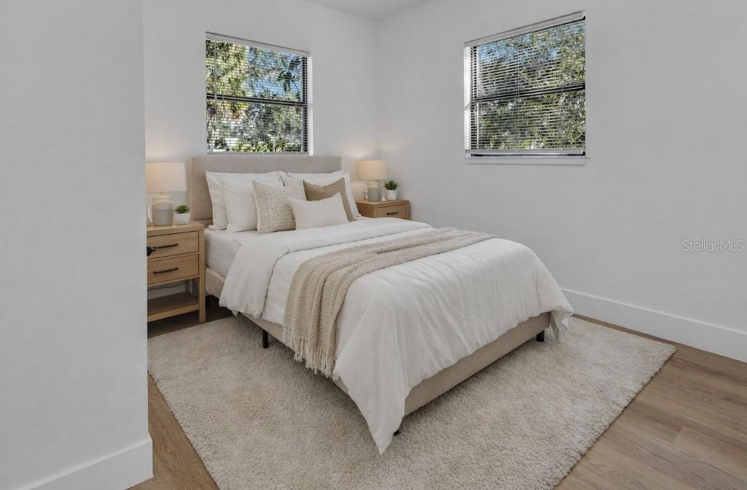 Virtual staged bedroom 2