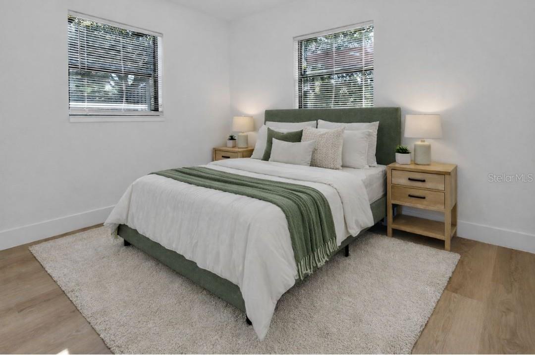 Virtual staged bedroom 3