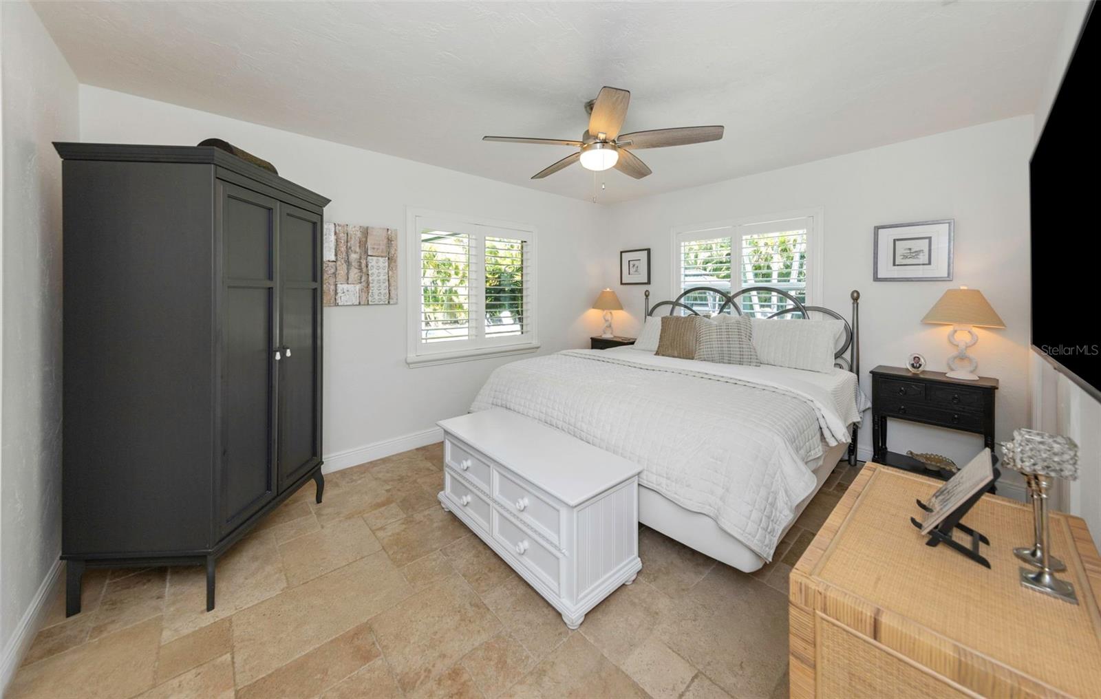 Primary Bedroom - California King Size Bed.