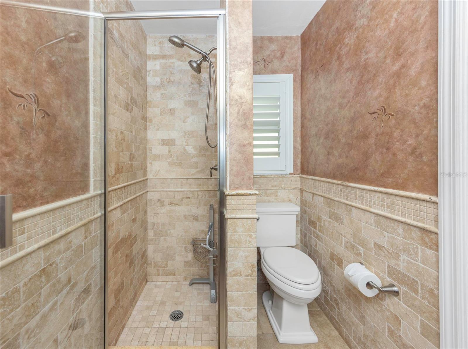 Walls are faux painted