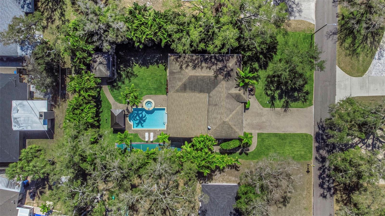 Lush tropical landscaping!