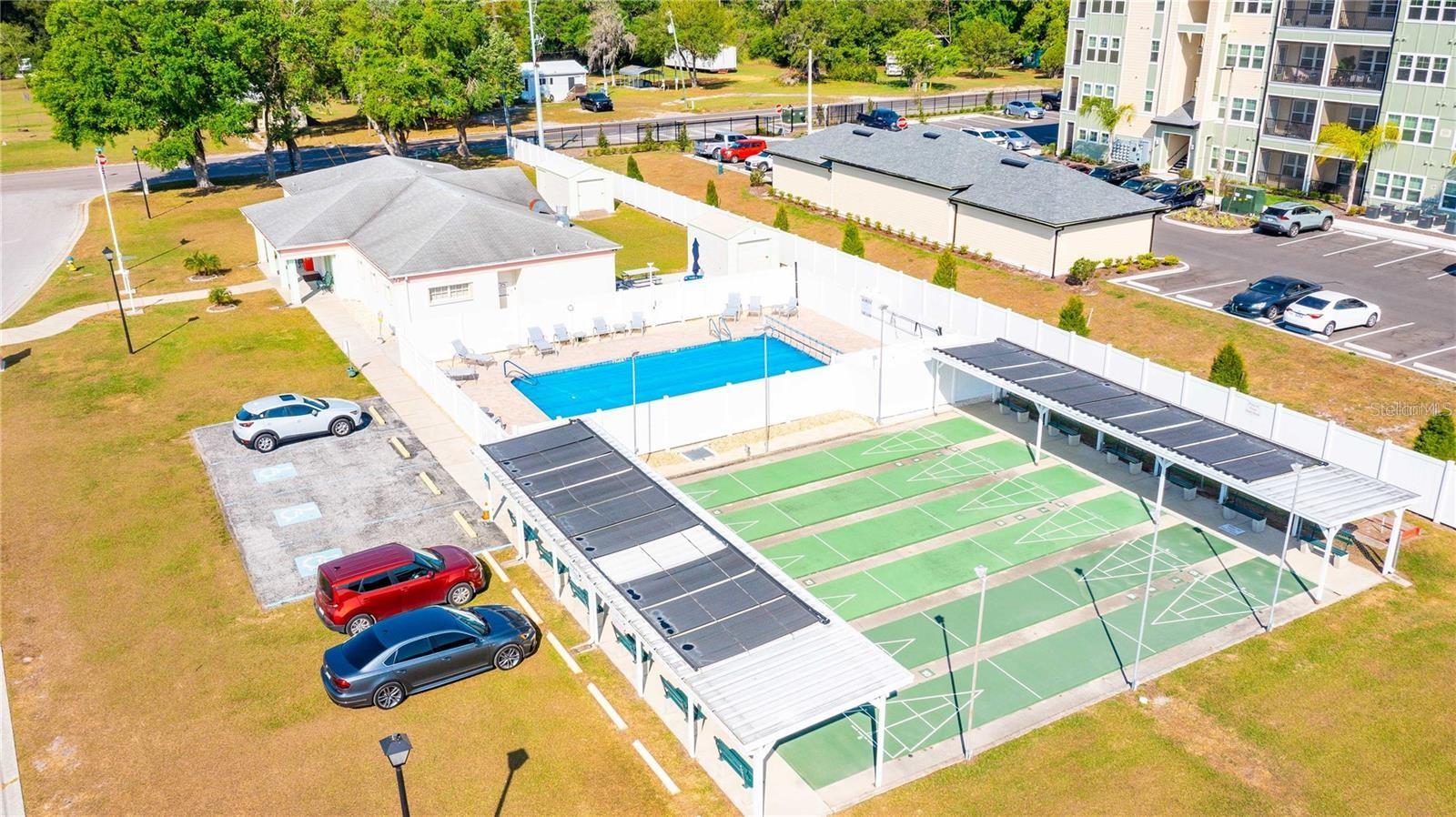 Community shuffle area.