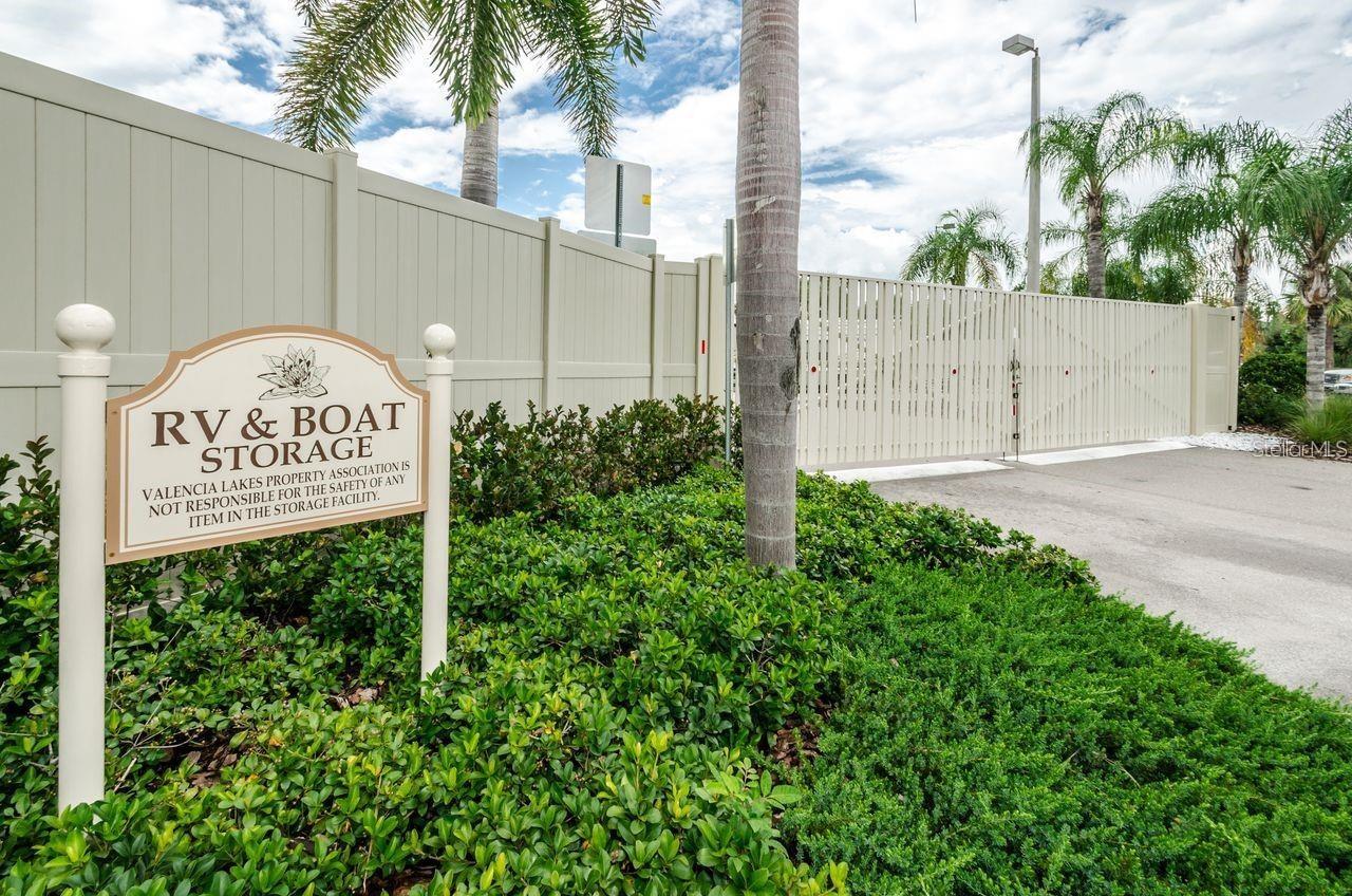 On-Site secure RV/Boat Storage