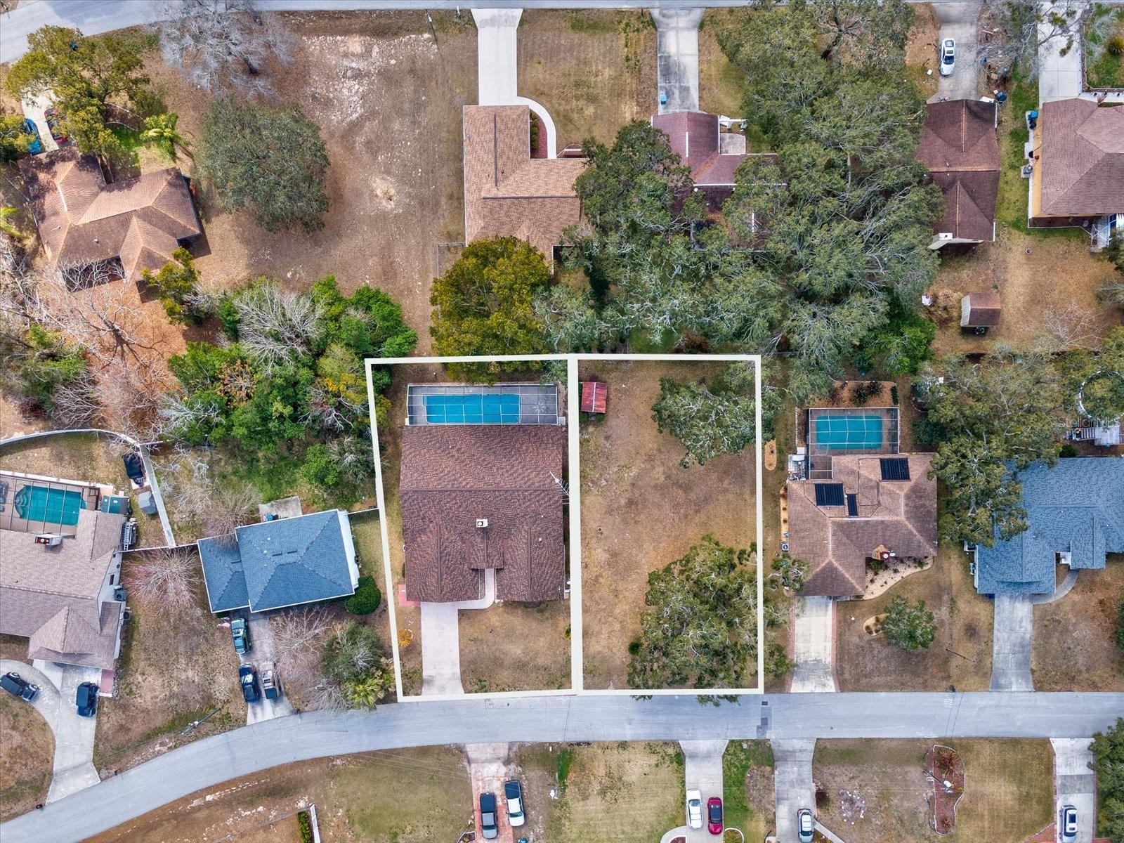 View of lot that can be purchased separately