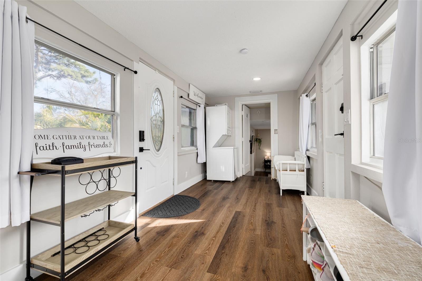 Breezeway into Primary Suite/In-law Suite