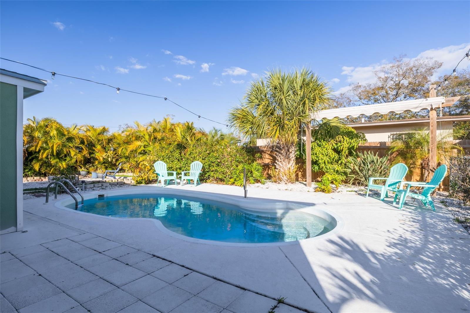 Catch rays by the pool!