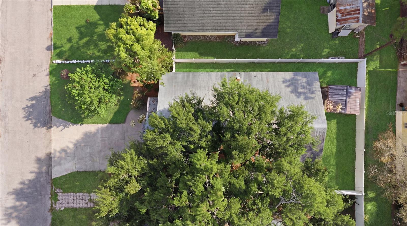 Drone aerial shot of Home.