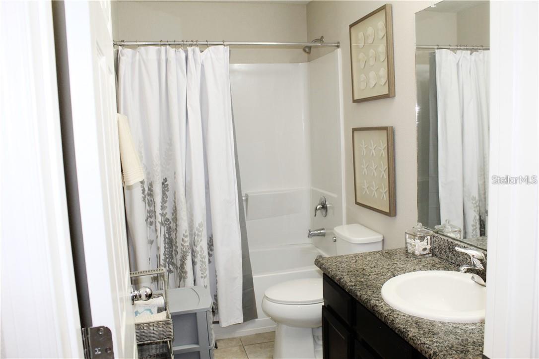 Second Bath shared by 2nd and 3rd Bedrooms