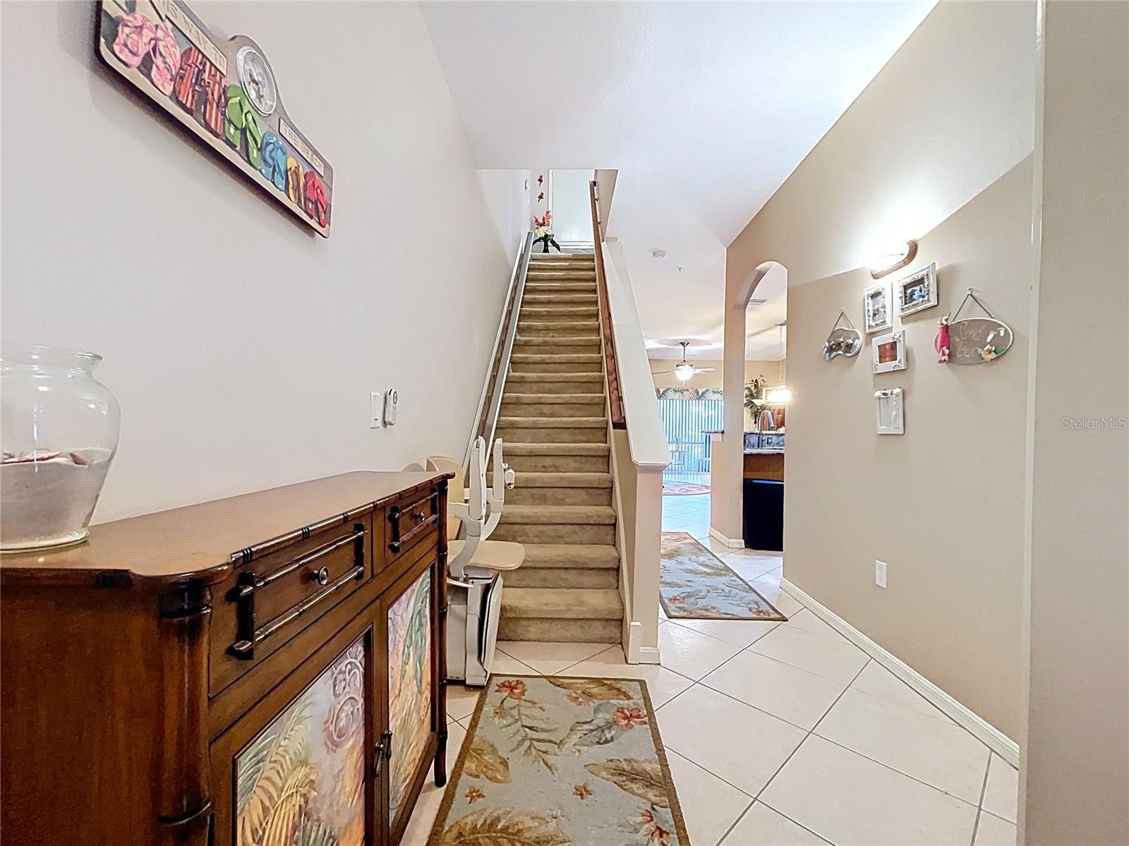 Townhome includes a stair lift but can be removed at Buyer's request.