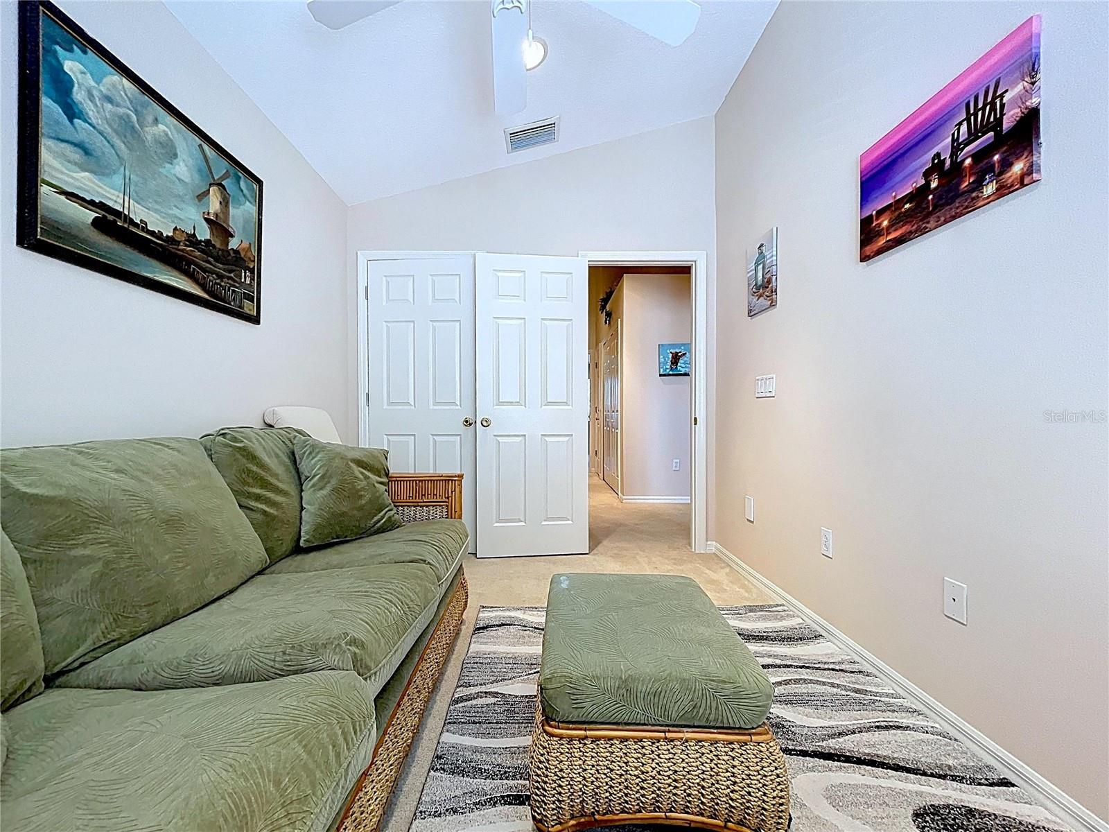 The third bedroom is a perfect flex space, use it as a bedroom, a home office, an second floor living room or an in-home gym.