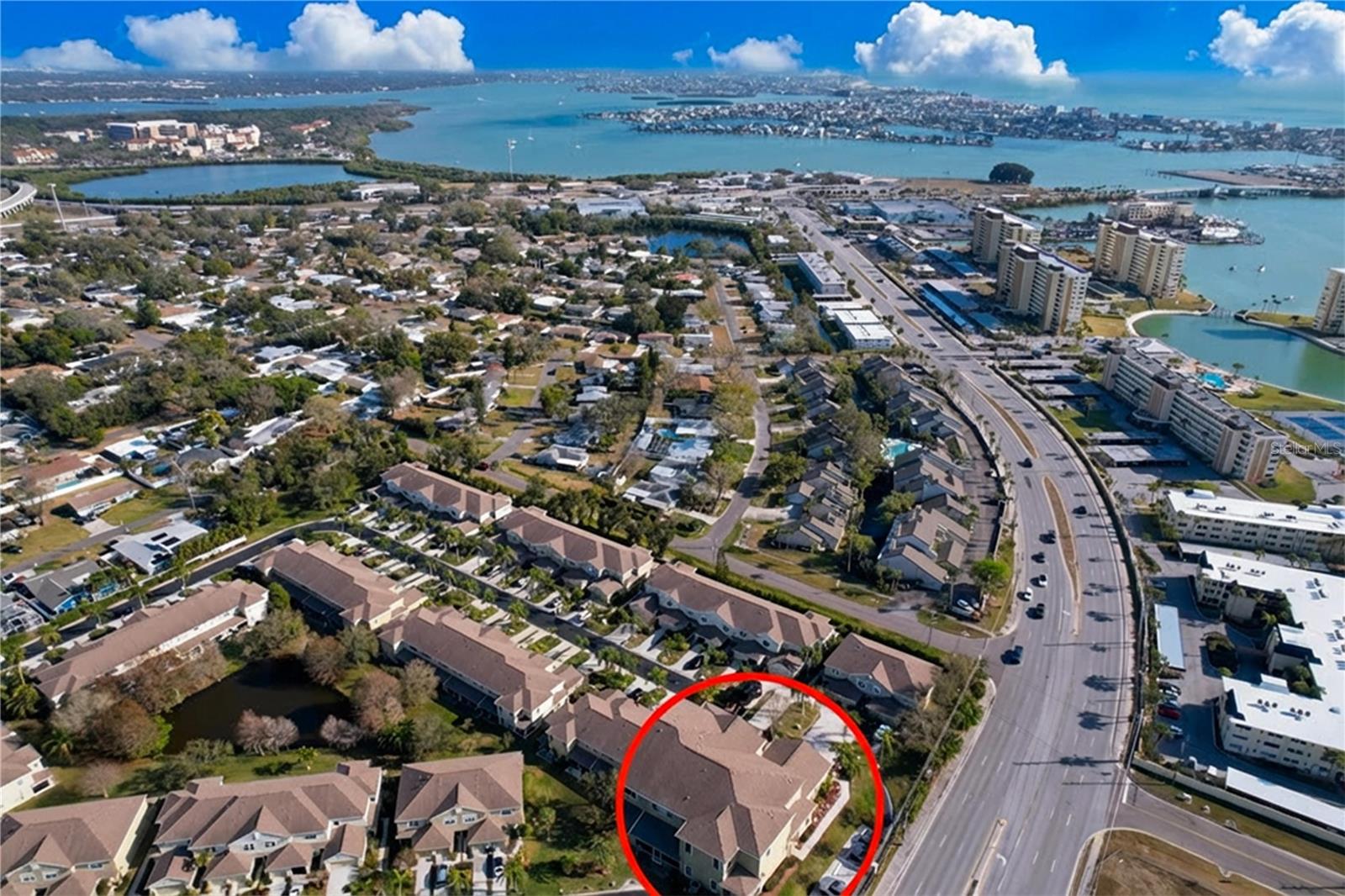 Well kept gated community.